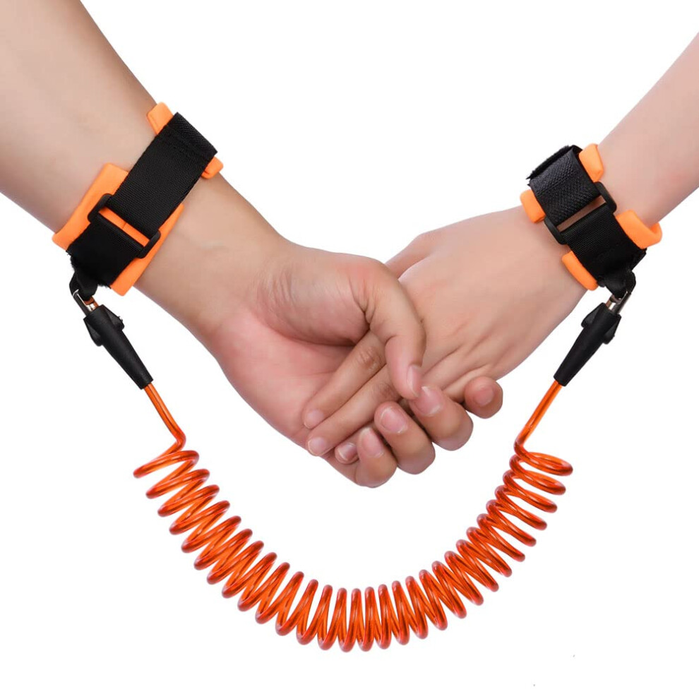 Anti Lost Safety Wrist Link Belt, 2.5M Wrist Reins For Toddlers, Baby Reins Toddler Reins For Walking & Travel, Toddler Wrist Strap For Walking Aomig