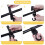 2 Pack Stroller Hooks， Multi Purpose Pram Hooks ，Pushchair Hooks，Mommy Bag Hooks (Black Hook) 2