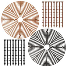 Plant Pot Grid Protector - 11.8" Cuttable Soil Guard Cover, 2 Pcs Digging Stoppers for Dogs, Cats and Kids