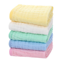 GSrenyu 5 Pack Large Baby Muslin Squares 100% Cotton 50x25cm Muslin Cloths for Newborn, Super Soft Absorbent Face Cloths, Ideal for Wiping Cleaning B