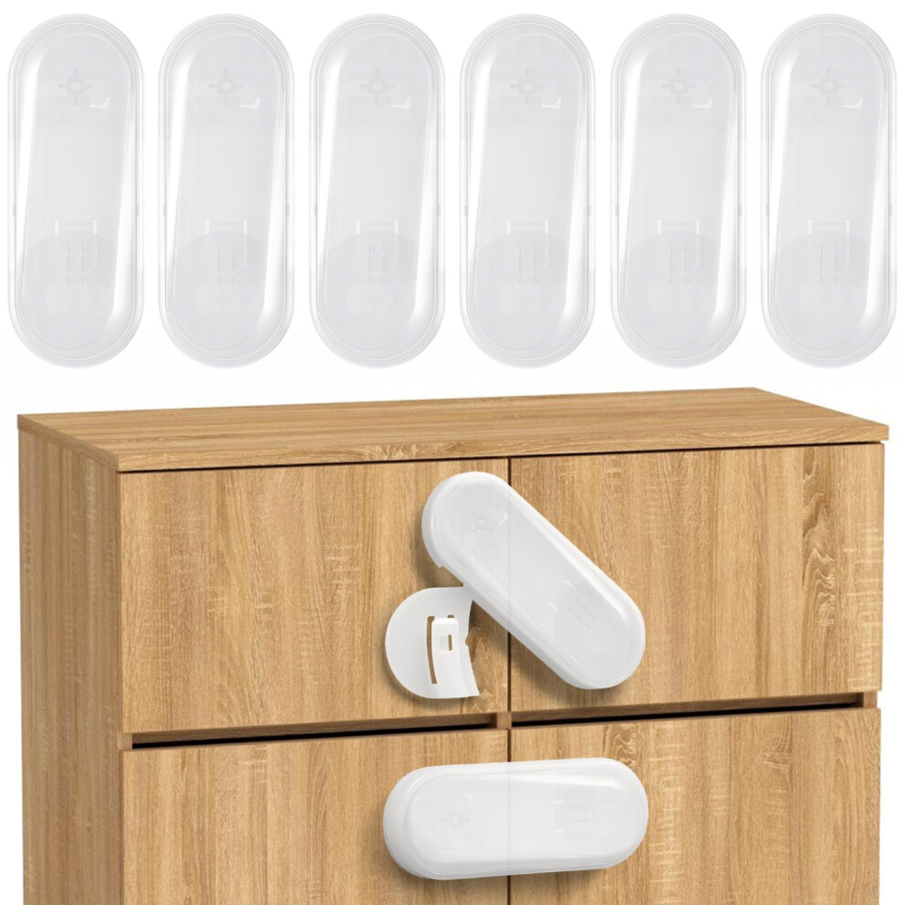 Child Safety Cupboard Locks, 6 Packs Baby Echocube
