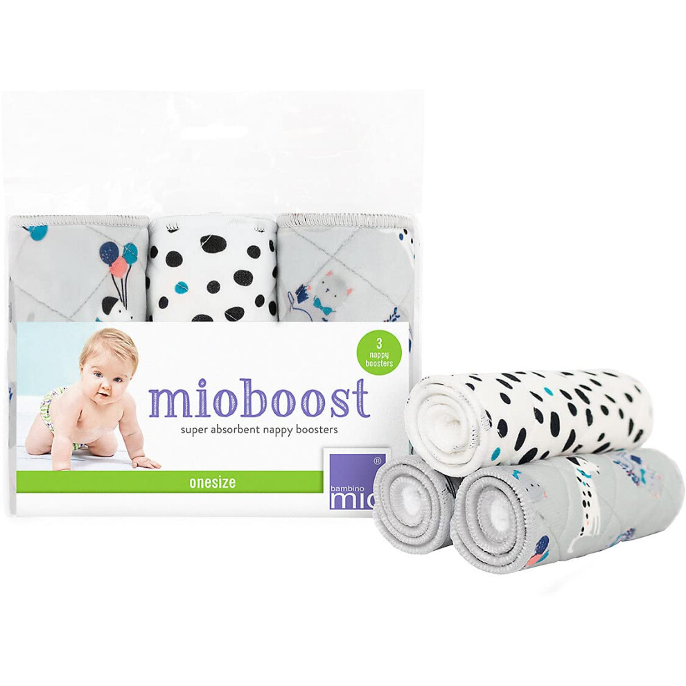 , Mioboost Classic Flat Nappy Insert To Maximise Absorbency, Pet Party Bambino Mio