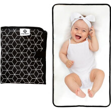 FS Pro Baby Portable Nappy Changing Mat – Foldable Travel Wipe Clean Large