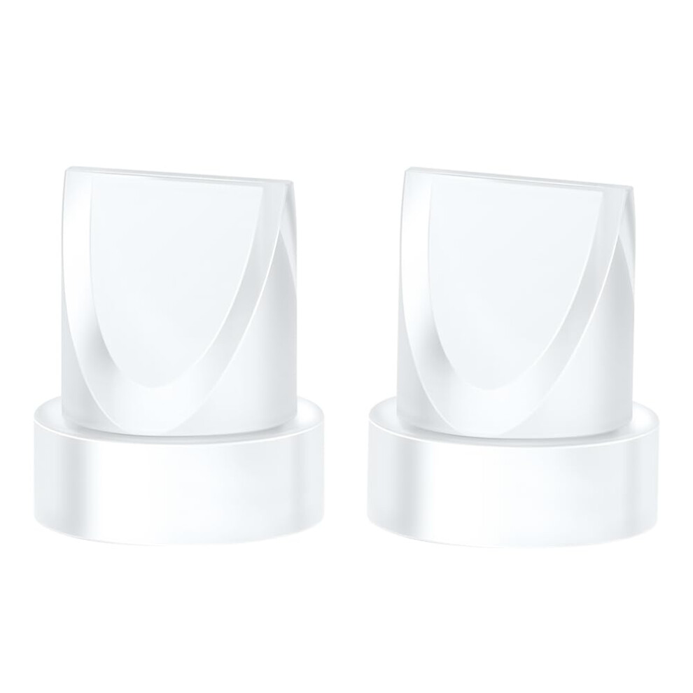 Ivaronal 2Pcs Duckbill Valves Compatible With Momcozy M5/M5 Wearable Breast Pump, M6/M5/V1/V2/V1 Pro/V2 Pro Breast Pump Replacement Accessories