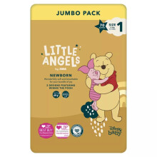 Little Angels Size 1 Disney Nappies Newborn Jumbo 70 Pack