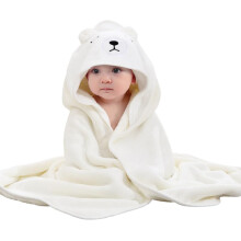 HAGOT Hooded Baby Towel, 80x80cm Absorbent Large Toddler Bath Towel, for Newborn Baby Boy and Girl