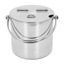 Stainless Steel Insulated Ice Bucket with Lid and Handle, LongLasting Ice Retention for Wine and Champagne Parties