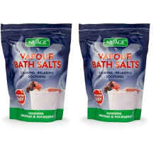 Nuage Decongestant Vapour Bath Salts for Easy Breathing, 450 G (Pack of 2)