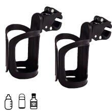 2pcs Stroller Cup Holder - 360 Degrees Rotation, Large Caliber Designed for Walker,