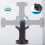 2pcs Stroller Cup Holder - 360 Degrees Rotation, Large Caliber Designed for Walker, 3