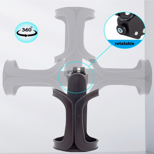 2pcs Stroller Cup Holder - 360 Degrees Rotation, Large Caliber Designed for Walker, 2