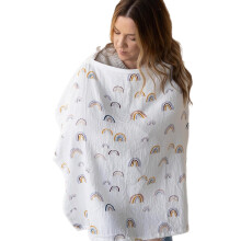 Aisawate Breastfeeding Cover, Muslin Soft Cotton Nursing Cover, Breast Feeding