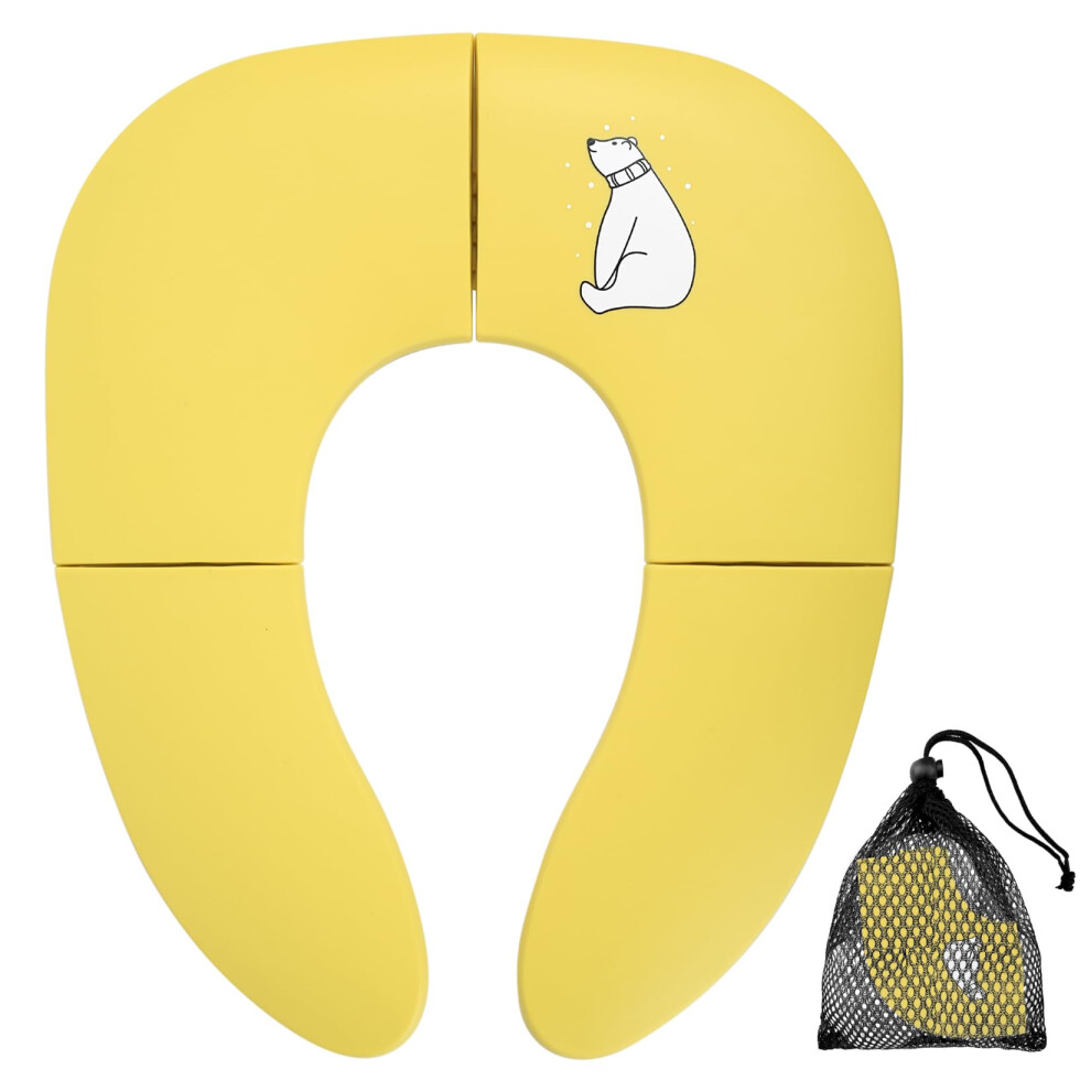 Foldable Baby Kids Potty Toilet Training Seat, Travel Portable Folding Potty Toddler Gaomoeny