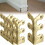 Skiffers Baseboard Corner Protectors, Solid Brass Skirting Board Corner Protectors, 1