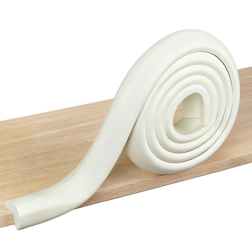 Baby Proofing Edge & Corner Protectors, 2M Sticky L-Shape Foam Bumper Strip, Zompago