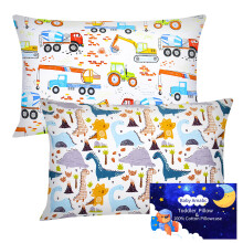 Baby Toddle Pillowcase 2 Pack 100% Cotton Pillow Cover, Cot Bed Pillow Pair Cases