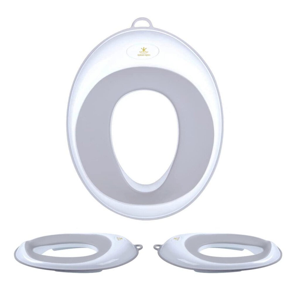 Ultimate Potty Pro: Non-Slip, Portable, And Stylish Potty Training Toilet Seat Topper (Best Potty Seat For Toddlers, Comfortable An Grey Karan King