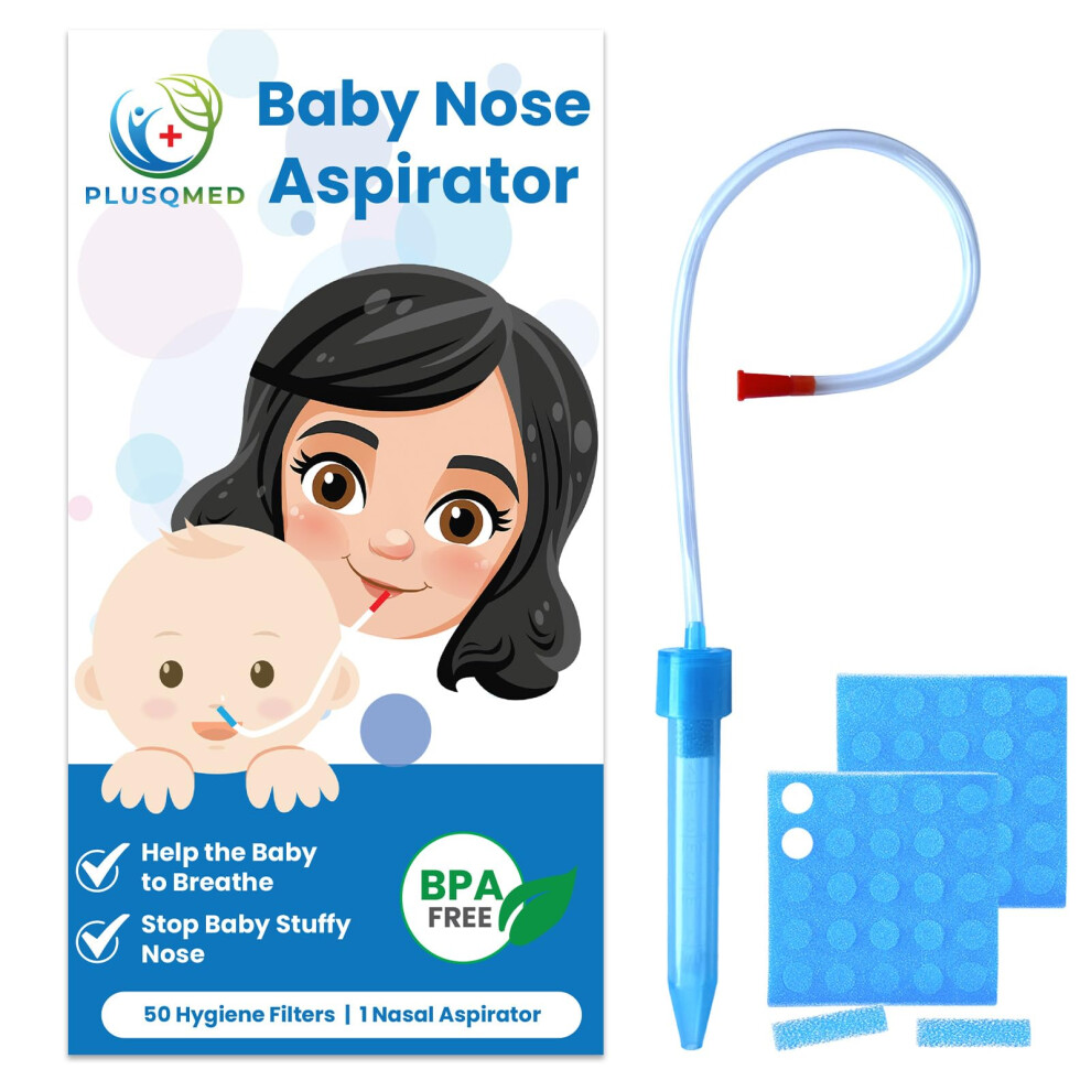 Baby Nasal Aspirator, With 50 Hygiene Filters - Sa Plusqmed
