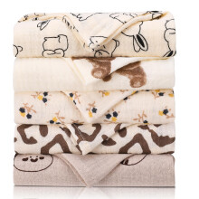 GSrenyu 5 Pack Baby Muslin cloths 40x38cm 100% Cotton Muslin Squares Burp Cloths Baby Essentials For Newborn Bibs Wiping Bathing Feeding