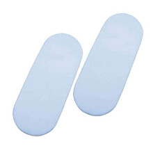 4 x Moses Basket Fitted Sheets - 100% Cotton Fitted Sheets for Moses Basket Or Baby Cradle (Blue)