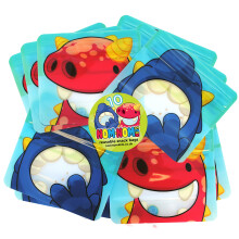 Nom Nom Kids | Reusable snack bags x 10 | Cute Monster Design | perfect for toddler