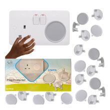 S&D Plug Socket Covers UK Plastic Outlet Plug Cove