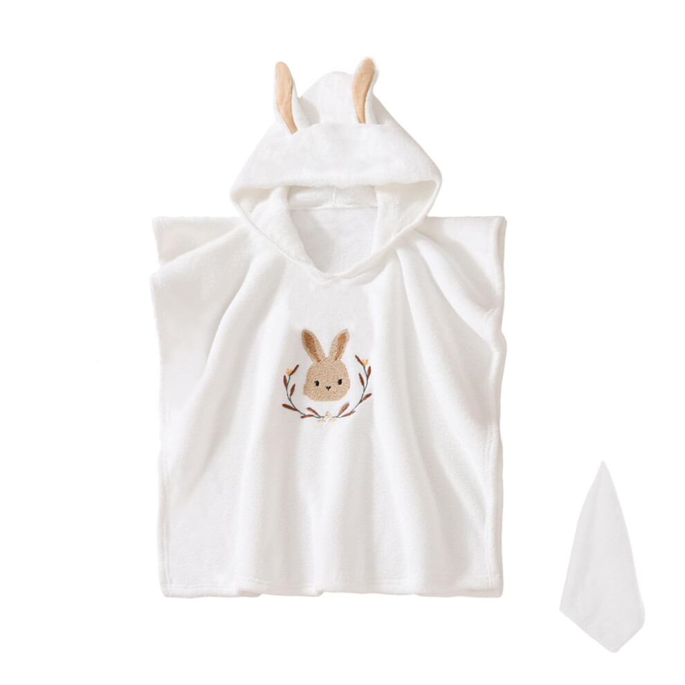 Hooded Baby Poncho Bath Towel - Soft & Super Absorbent With Cute Pattern For Hagot