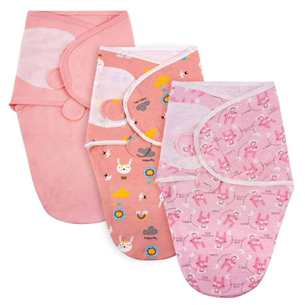 Aybuy 3 Pack Baby Swaddle Suit,Baby Swaddle Sack For 0-3 Months Newborn Breathable
