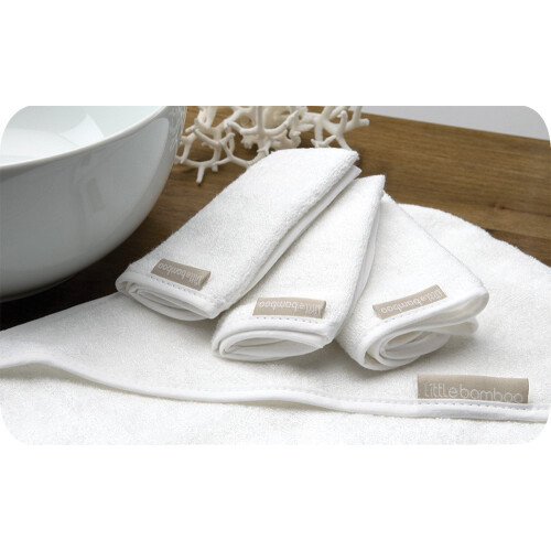 Little Bamboo Towelling Washers 3 Pack 1