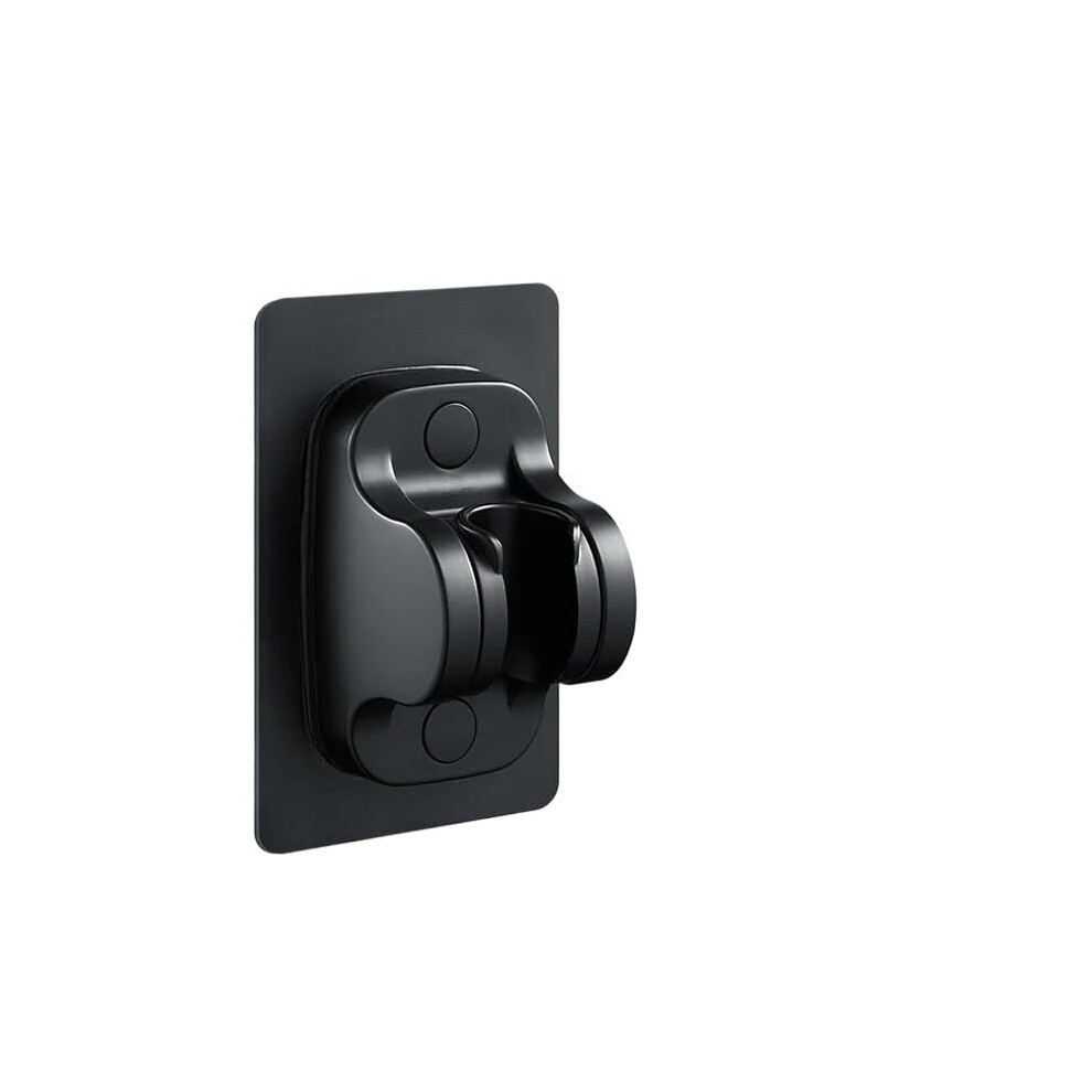 Bathroom Shower Holder Adjustable Wall Mounted Bracket Black Finish Stable Rotation Bathroom Accessories 9187378568446