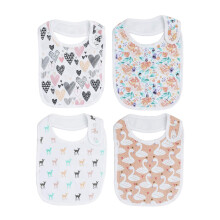 Maiwamita Waterproof large Baby Bibs for drooling teething eating for toddlers