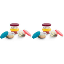 Babymoov Babybols airtight Baby Food Storage containers, weaning pots, 4x120ml (Pack
