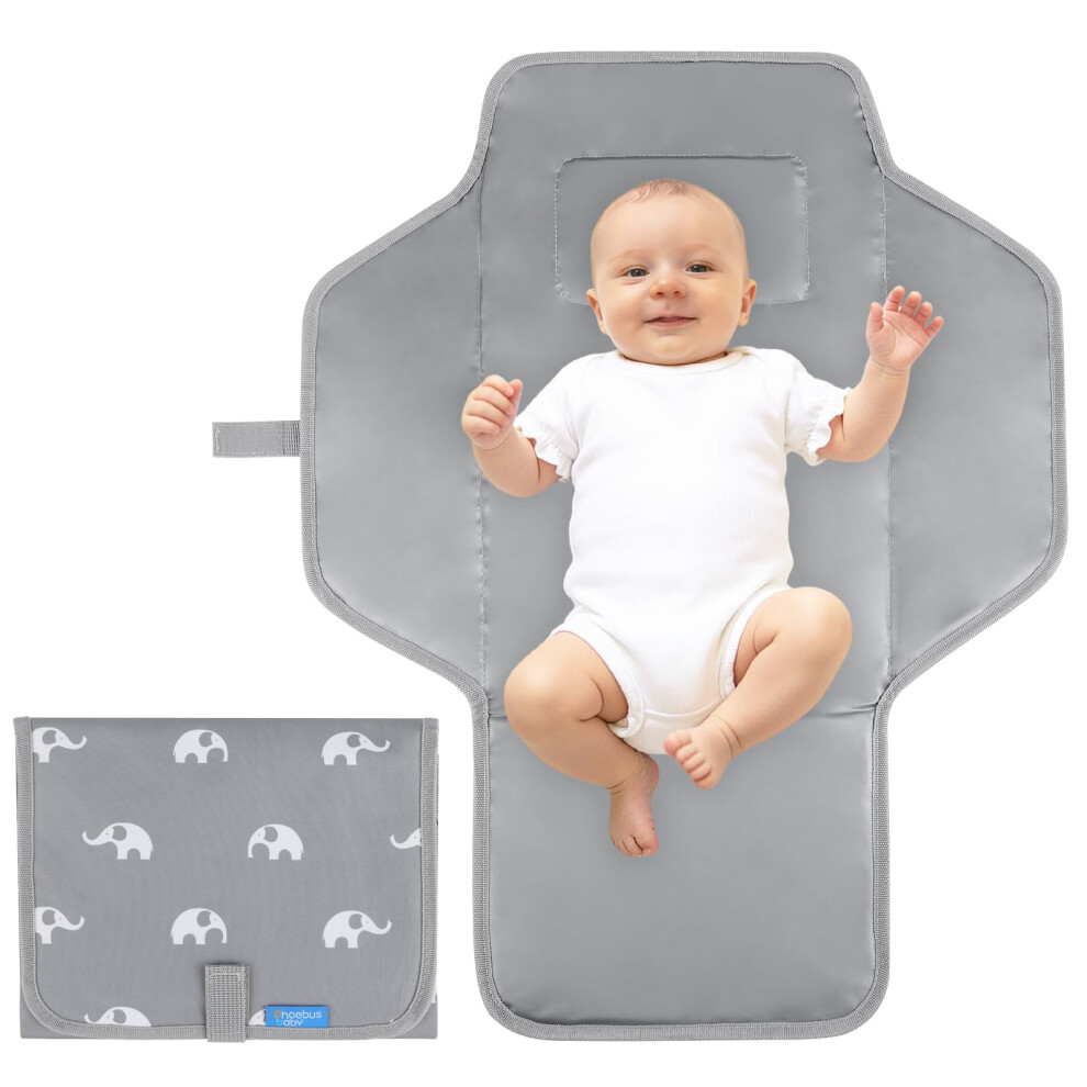 Portable Changing Mat Travel - Waterproof Compact Diaper Changing Pad Phoebus Baby