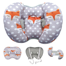 KAKIBLIN Baby Head Neck Support Pillow, 2 in 1 Banana Neck Pillow for Baby, Babies