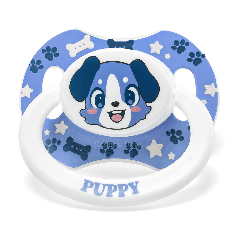 Littleforbig Bigshield Generation-Ii Adult Sized Printed Pacifier Puppy Pattern 78609952