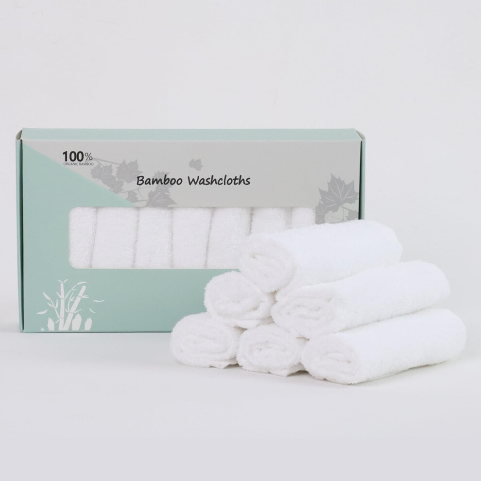 Fairy Baby Baby Washcloths 100% Organic Bamboo Bath Washcloth Reusable Face Towels