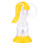 REQUISITE NEEDS Manual Breast Pump, Compact Design, Personal Fit Flex Shields, with 3