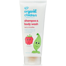 Green People Organic Children Shampoo & Body Wash - For Kids - Berry Smoothie Scent