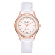 Women's Minimalist Watch with Fashion Design, Ultra Thin Dress Watch Featuring Quartz Movement and Comfortable Leather Band for Daily Wear