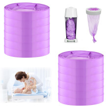 BUTBU 12 Pack Nappy Bin Refill, 4.5m Nappy Bin Refill Bags, Baby Diaper Pail Disposal Bags, nappy bin Refills Liners Compatible with Tommee Tippee, T