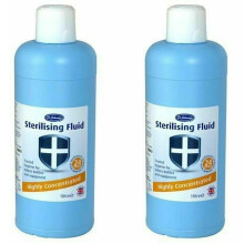 Dr Johnson's Highly Concentrated Sterilising Fluid - 1 Liter (Pack of 2) - Ensuring