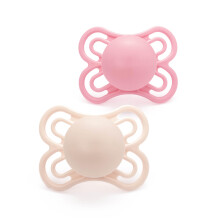 MAM Perfect Soothers | 0-6 Months | 2 Pack | Newborn Dummies | Comes in Dummy