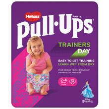 Huggies Pull-Ups Day Time Nappy Pants, Girl Size 6, 20 Pants