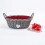 Wickerfield Woven Wicker Basket with Handle, Gift Hamper Kit with Shredded Pape, 1