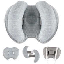 Blublu Park Upgraded 2 in 1 Baby Travel Pillow, Adjustable Banana Shape Baby Neck