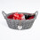 Wickerfield Woven Wicker Basket with Handle, Gift Hamper Kit with Shredded Pape, 3