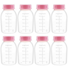 Maymom 8-Pack Breast Milk Pump Bottle, Compatible with Medela, Ameda Pumps, 150ml, BPA Free, Reusable, Heavy Duty, Breast Milk Storage and Transporta