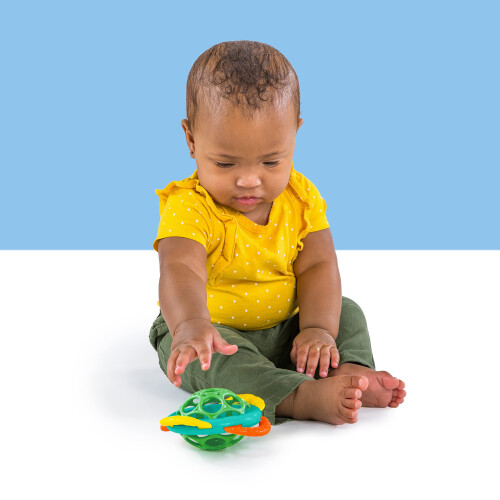 Bright Starts Bright Starts Oball Grasp & Teethe Easy-Grasp Teether, Ages 3 months+ 1