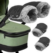 Unnosin Pushchair/Stroller/Pram Hand Muff, Waterproof Hand Gloves Warmer Mittens