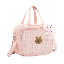 Noaya Baby Nappy Changing Bags - Portable Travel Baby Diaper Bag, Pink, 0-3 Years,